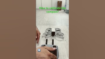 Dji flip How to calibrate the compass? #drone #djiflip #howtodo