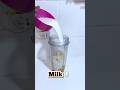 Creamy mango banana milk smoothie for happy little tummies