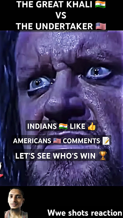 THE GREAT KHALI 🇮🇳 VS THE UNDERTAKER 🇺🇸 EDIT #anime #music #wwe #undertaker #edit #thegreatkhali #yt