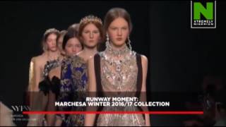 RUNWAY MOMENT:  READY TO WEAR MARCHESA WINTER COLLECTION 2016/2017