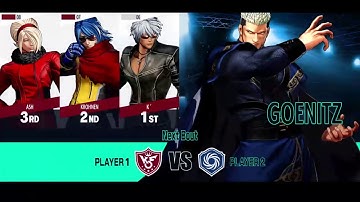 The King Of Fighters XV Boss Challenge Goenitz (65 Tries) #kof #kofxv #goenitz #rugal #snk