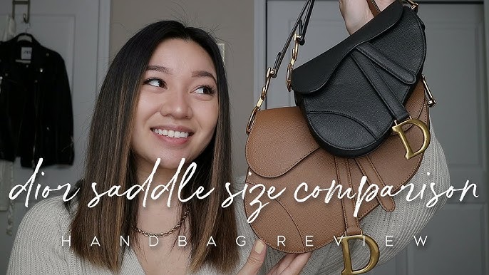 REVIEW & COMPARISON OF THE DIOR SADDLE BAG REGULAR & MINI, WHAT FITS, MOD  SHOTS 