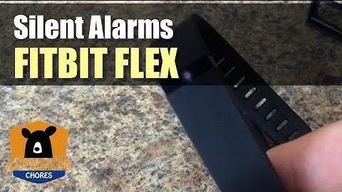 fitbit flex - Setup Silent Alarms