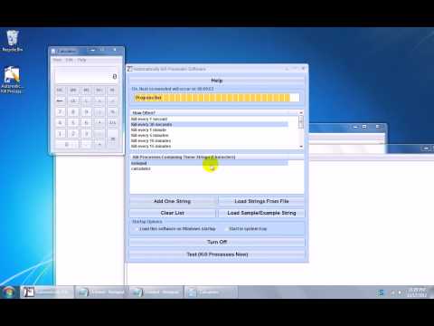 How To Use Automatically Kill Processes Software