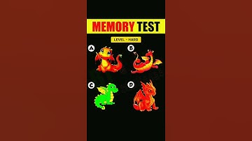 Test Your Memory Power : Guess The Correct One ! | Memory Test Puzzles #shorts #viral #paheliyan