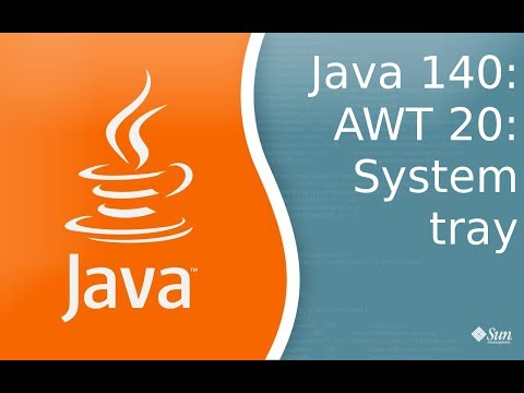Урок Java 140: AWT 20: SystemTray