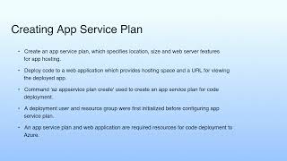Creating App Service Plan | Cloud Computing Demo - Microsoft Azure