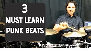 3 Punk Rock Beats Every Drummer Must Know - Drum Lesson