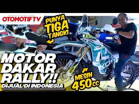 DAKAR RALLY BIKE SOLD IN INDONESIA..!!! COOL SPECS, KOVE 450 RALLY | Otomotif TV