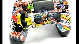 PS4 Sticker Bomb Mania Custom Controller screenshot 2