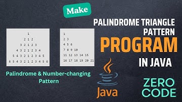 Palindrome Triangle & Number-changing Pyramid Pattern | Pattern