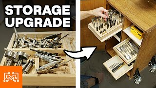 Drill Press Storage Upgrade | I Like To Make Stuff