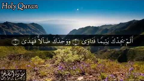 93 سورة الضحى بصوت الشيخ | ناصر القطامي