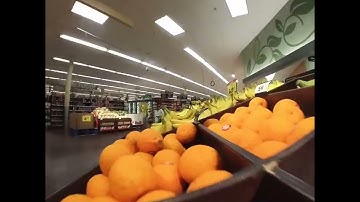 test insta 360 Go at the grocery store.