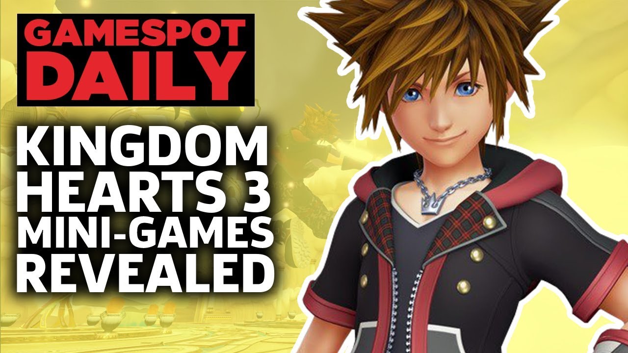 Kingdom Hearts 3 MiniGames Revealed GameSpot Daily YouTube