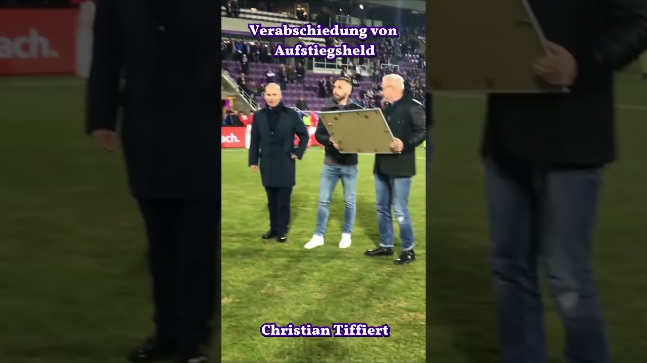 Christian Tiffert wird von den Fans verabschiedet!💜🤍