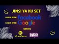 Jinsi ya kuset Log In with facebook, Google, Twitter kwenye website ya WordPress