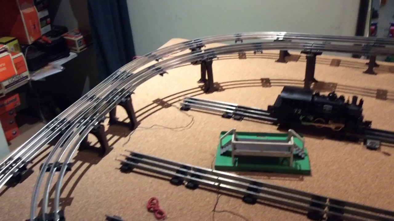 My new Lionel Train layout - YouTube