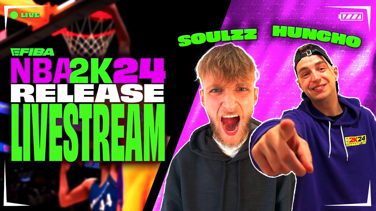 NBA2K24 🏀 8 HOURS RELEASE STREAM📹 W