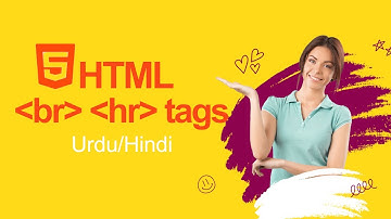 HTML br tag | hr tags tutorial | Insert New Line or break line in HTML Urdu/Hindi