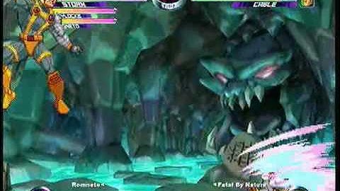 MvC2 Online (360): Brett (MSP) vs Fatal by Nature (Rogue/Cable/Cap) 1 .:4.28.10:.