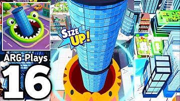 Hole.io - Gameplay Walkthrough Part 16 - Eat The Tower