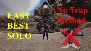 FINAL EASY and BEST SOLO Rock Elemental/Golem taming (NO TRAP) | Ark Survival Evolved Tutorial