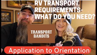 RV Transport Requirements - Application to Orientation screenshot 5