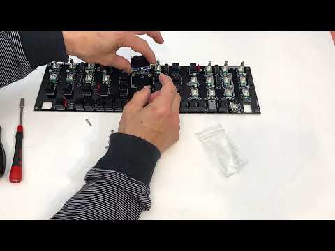 VS-1 Final Assembly - Step 14: Install OLED to Panelboard