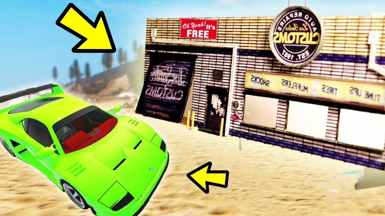 secret hidden shop To Get FREE Cars in GTA 5 Online!! (gta 5 free cars