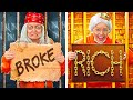 RICH VS POOR HOME JAIL || Granny And Pikachu Try To Escape! Funny Situations by 123 GO! FOOD