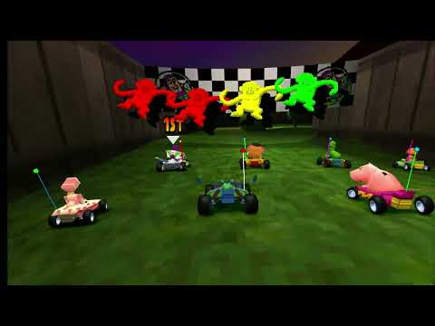 Disney Pixar Toy Story Racer [PS1] - Gameplay 4K 60FPS