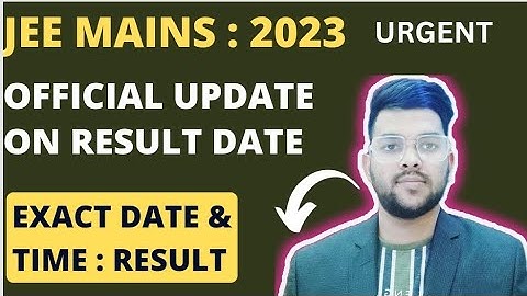 Jee mains 2023 Official update on Result date | Final answer key date ? #answer_key #results #cutoff