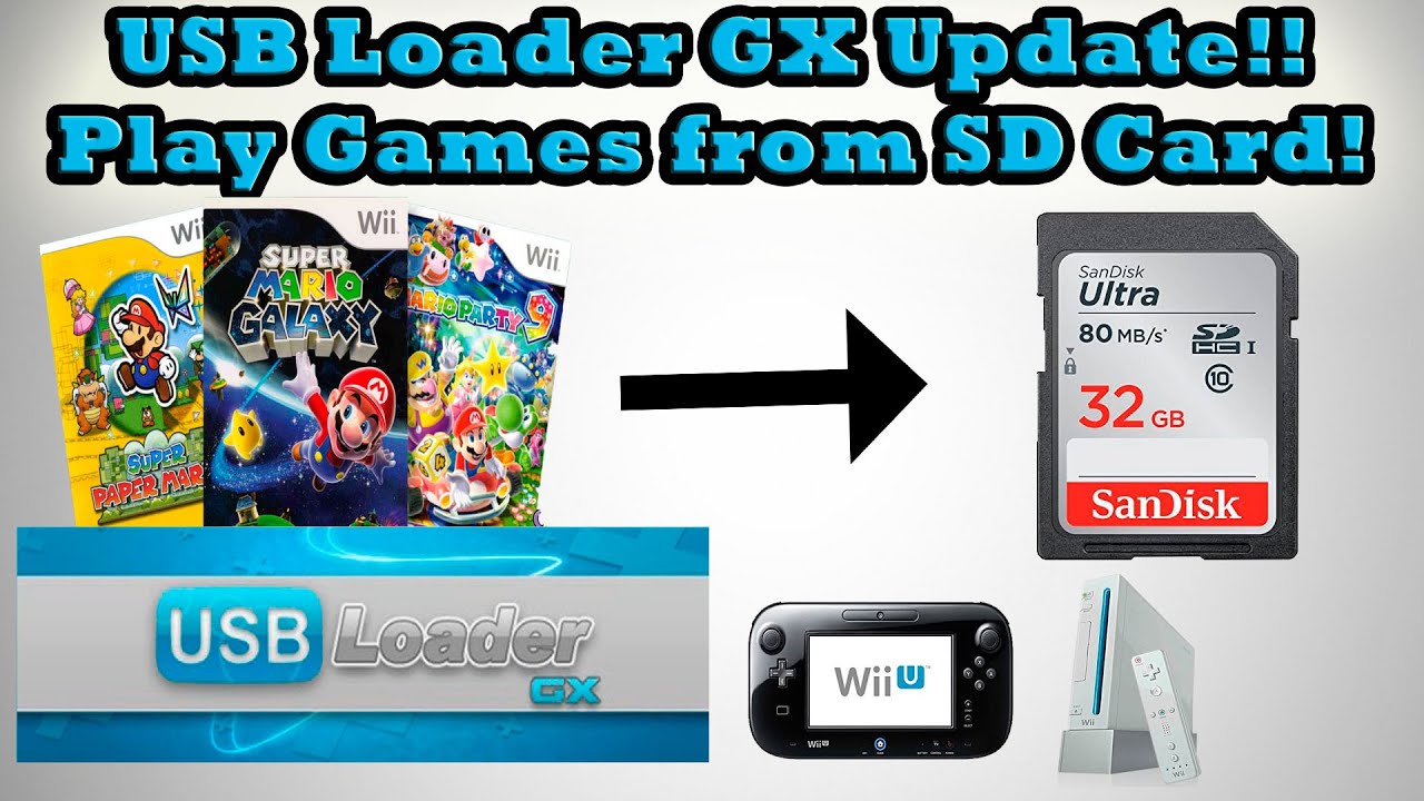 folder Måltid Tilføj til USB Loader GX SD Card Update! (Play Downloaded Wii games from SD Card with USB  Loader GX) - YouTube