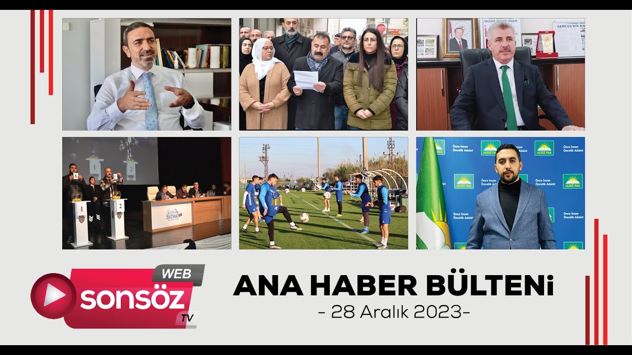 Ana Haber B&uuml;lteni - 28 Aralık 2023