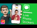 Turn your Live Photos into beautiful Animated Stickers to use on iOS 17