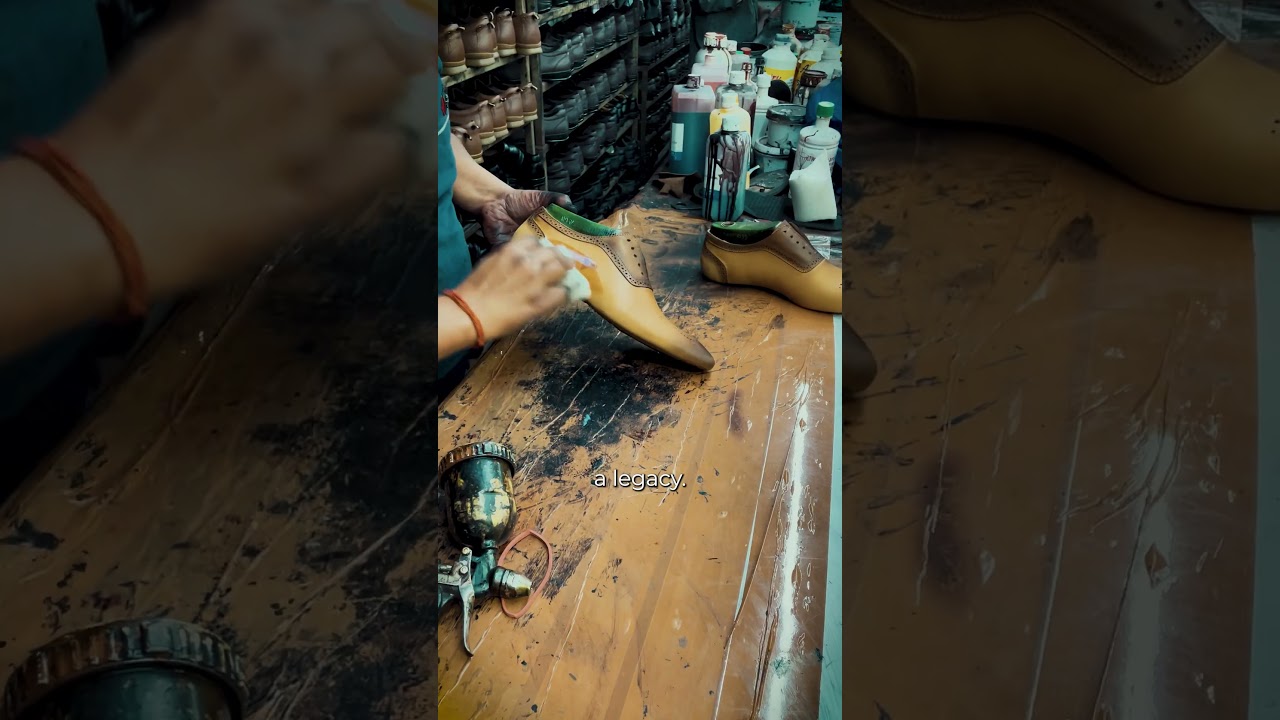 Crafting Excellence: The Hands Behind MCCOY Shoes.