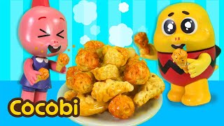 Cook Fried Chicken for Friends! | Play with Cooking Toys | Cocobi Food Truck