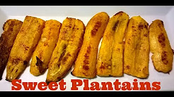 Baked Sweet Plantains - No Oil Needed