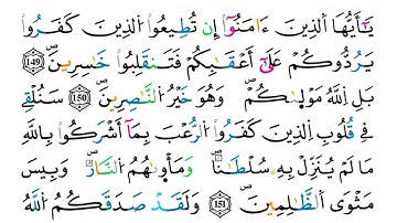(مكررة) حفظ سورة آل عمران(47) للقارئ الشيخ محمد سايد