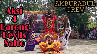 RAMPAK BARONG DEVIL'S AMBURADUL CREW 015 PEKANBARU ALAMAYANG