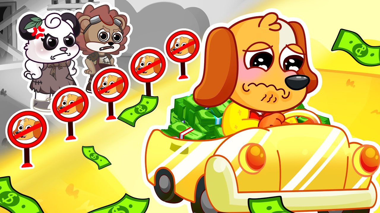 Rich vs Poor｜ 我也想变得像他一样富有｜🤝 分享就是关爱｜🎵🌈 人气童谣