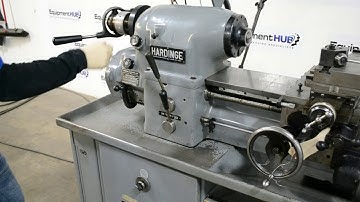 Hardinge HLV-H 11" x 18" High Precision Lathe w/ Mitutoyo DRO, Lots of Tooling