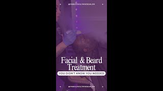 The beard & facial treatment you didn’t know you needed🔥 #shorts
