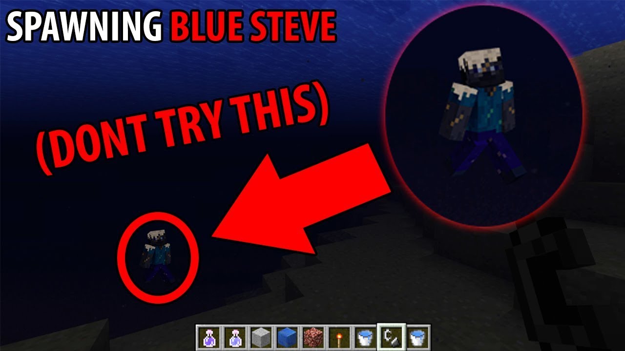 What Hens When You S Blue Steve In Minecraft Do Not Attempt What Hens When You S Blue Steve In Minecraft Do Not Attempt