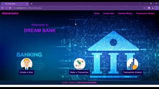 Basic Banking System| Web Development| Priti Nagashenkre