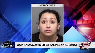 SA woman steals ambulance, leads police on chase