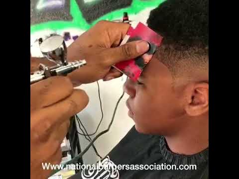 Airbrush gun hairline enhancement 