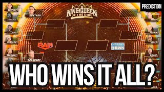 WWE King Of The Ring 2024 FULL BRACKET PREDICTIONS...