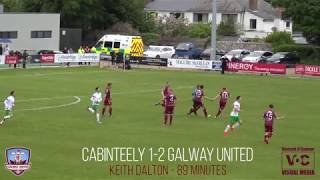 Bizzare goal scored in the Galway United-Cabinteely game today HD